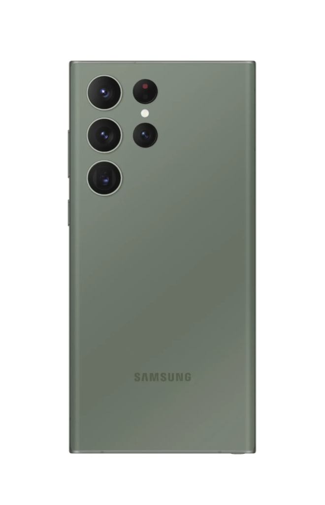 Samsung S23 ultra สีเขียว Botanic Green